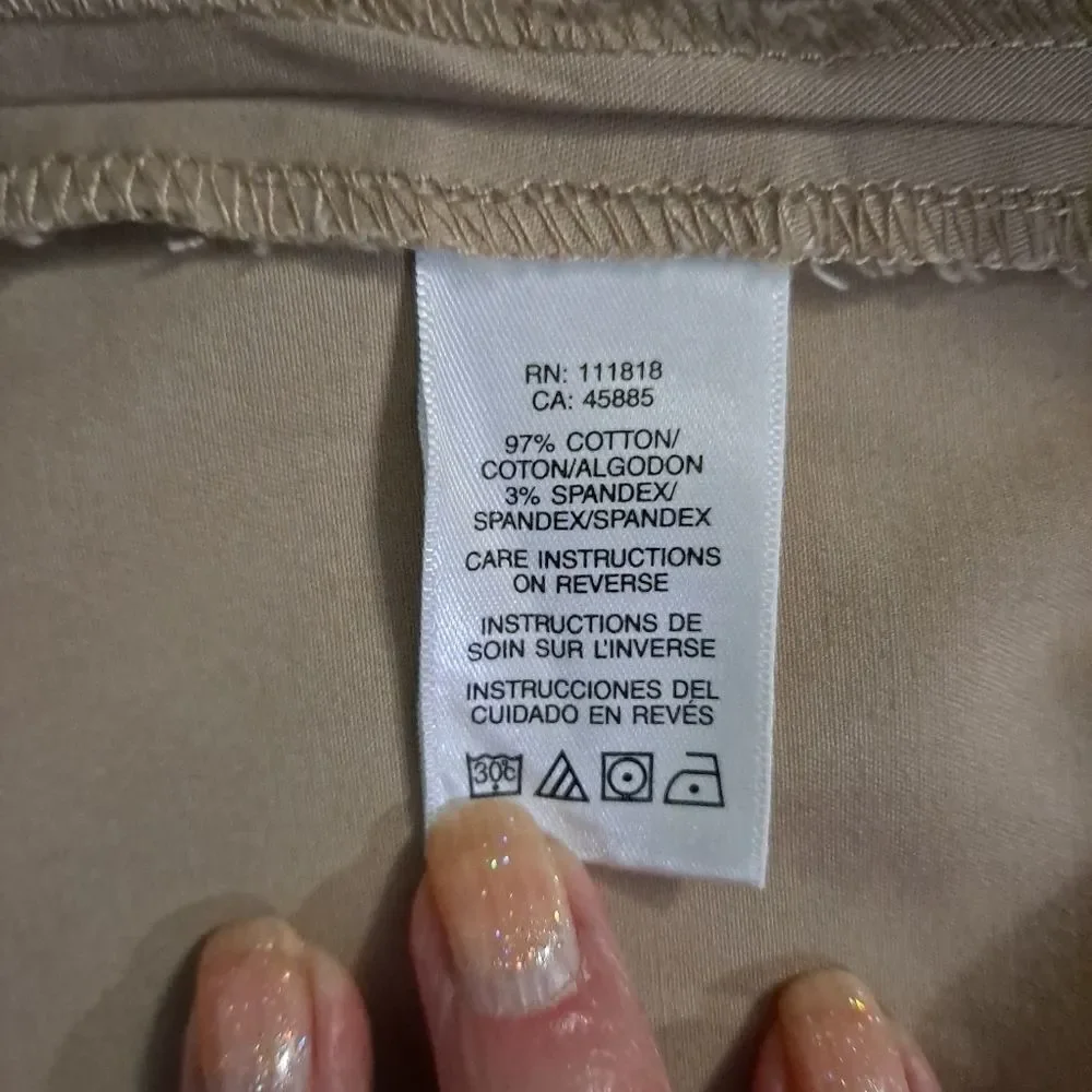 MICHAEL Michael Kors Twist Front Skirt Khaki 8P